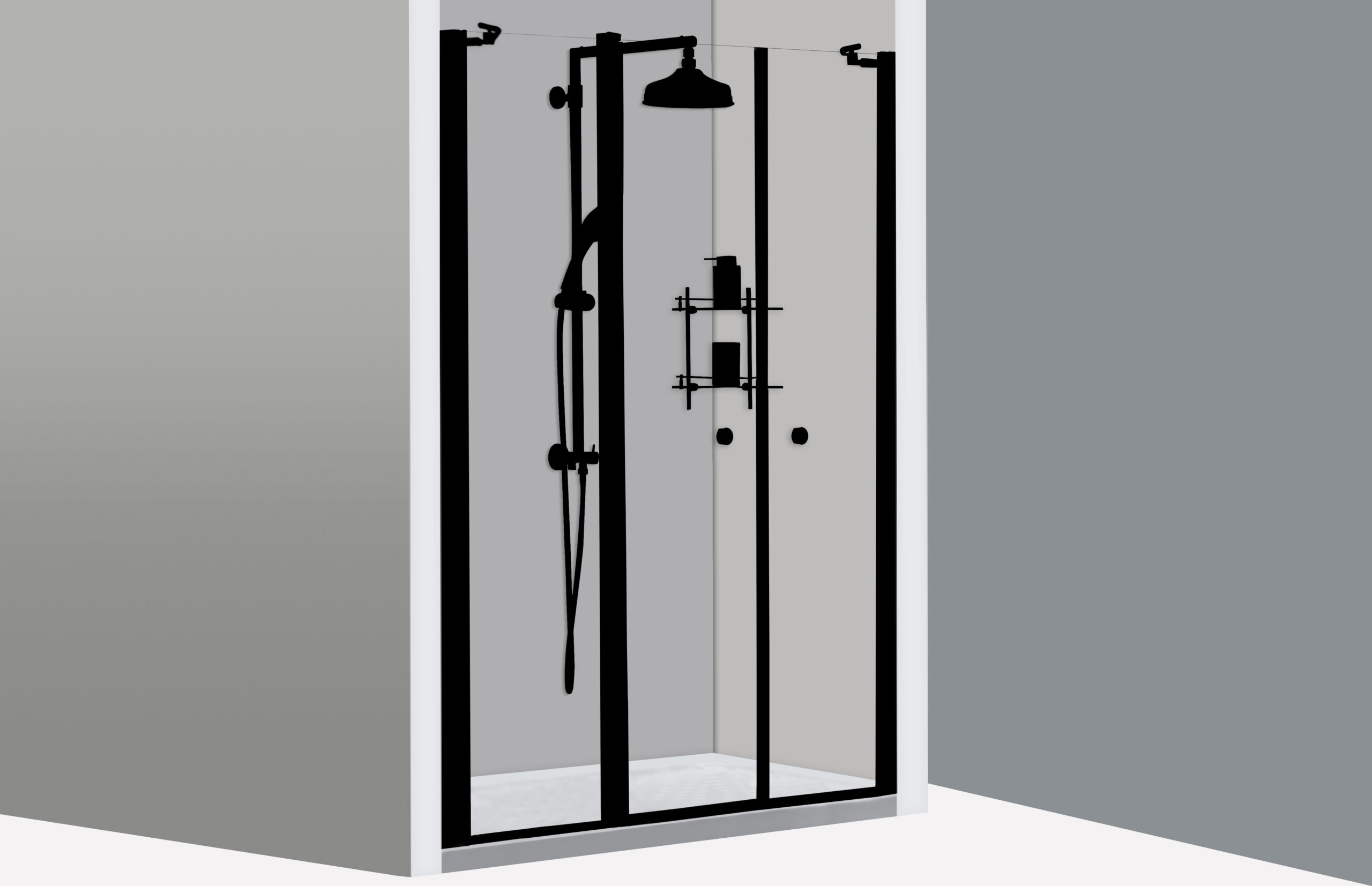 קיימברידג' black model – מקלחון חזית